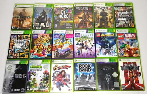 Xbox 360 Game Lot of 18 Games -  Call of Duty Gears of War GTA Skyrim - Untested