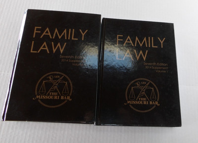 The Missouri Bar Family Law 7 Edition Two Volumes Black Letter Law For Attorneys