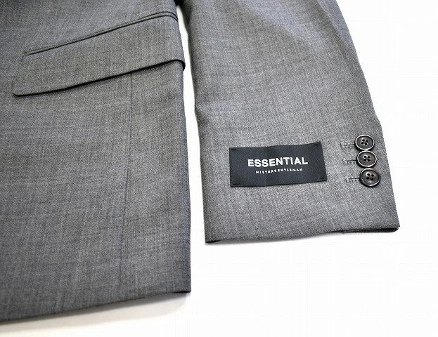 MISTERGENTLEMAN Basic Setup Jacket Gray wool size… - image 6