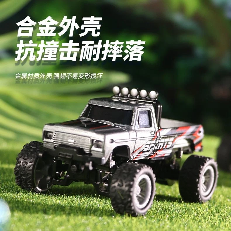 2.4G 1:64 Off-Road Remote Control Mini RC Car Simulated Electric Drift Truck - Image 2 of 4