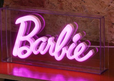 Mattel Barbie LED Neon Light Sign USB Powered by Paladone 12" x 2" x 6"