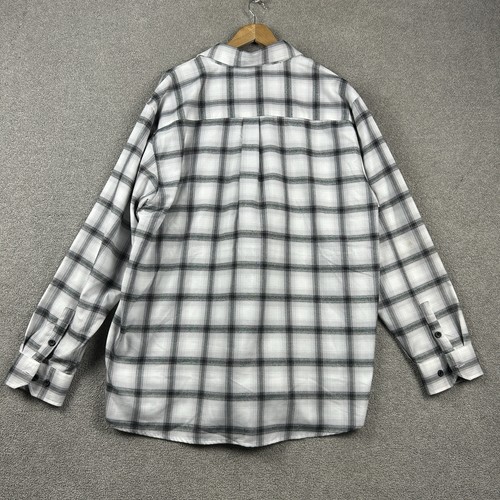 Dixxon Flannel Co Men's 3XL Shirt Pearl Snap Plaid White Guera Limited Edition - Picture 6 of 8