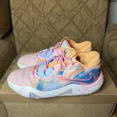 Size 8 Nike PG 6 Painted Swoosh Paul George PINK BLUE Natasha DO9824-100