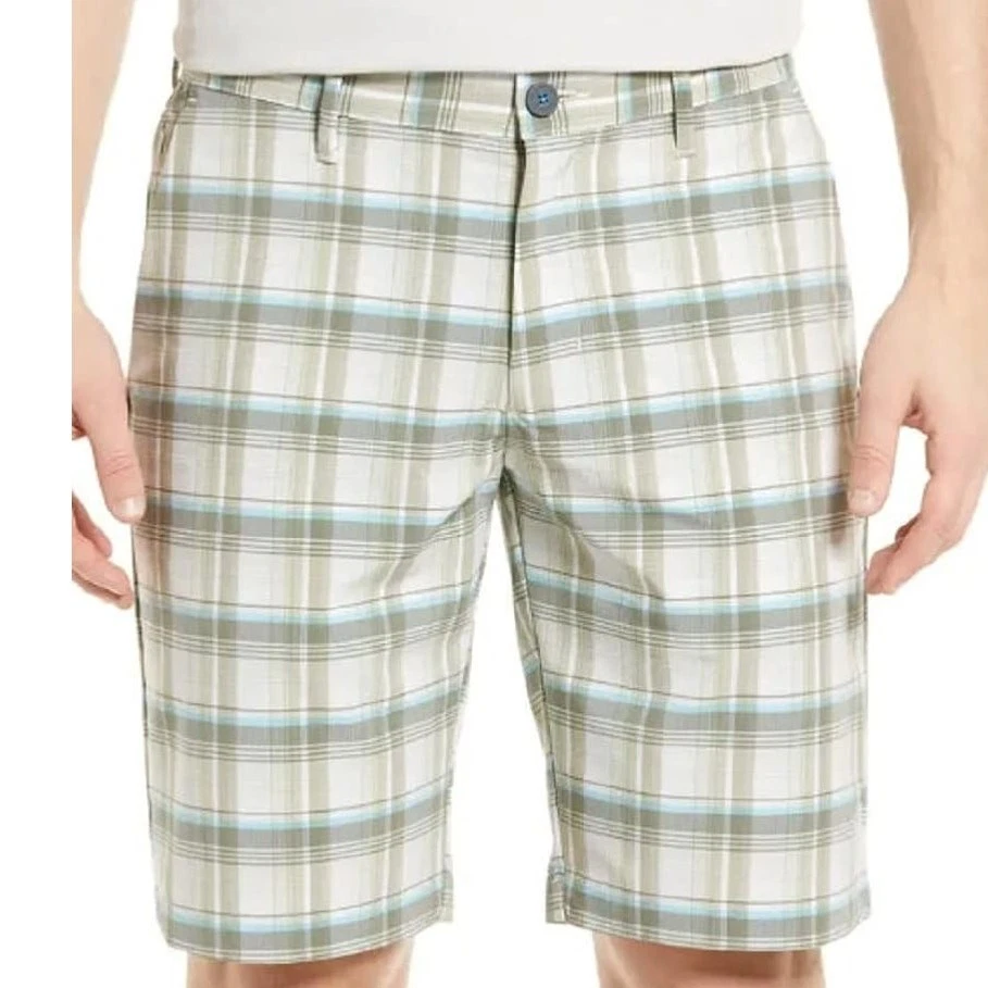 Tommy Bahama NWT Ocean Ombre Khaki Golf Shorts Men's Size 38 Quick Drying UPF 30