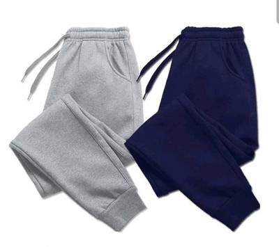 Men's Casual Pants Autumn Winter Fleece Sweatpants Men Running Jogger Sports
