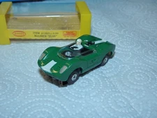 Aurora Thunderjet Tjet MCLAREN ELVA HO Slot Car Green #1431 Super Rare 