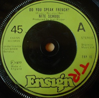 Night School  - Do You Speak French? (7'')