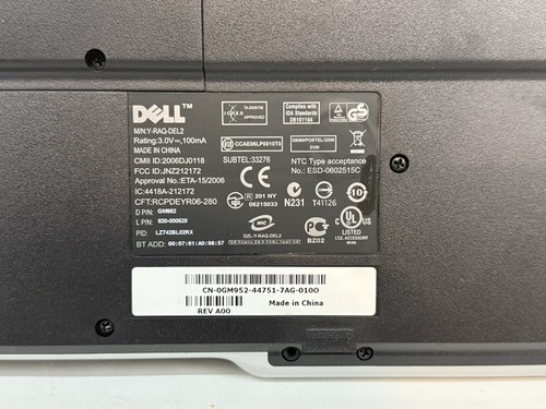 DELL BLUETOOTH KEYBOARD MODEL Y-RAQ-DEL2. - Picture 3 of 3