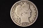 1900 Barber Half Dollar | 90% Silver | VG Circulated | Original US Coin  #220-2