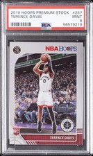 2019 PANINI HOOPS PREMIUM STOCK #257 TERENCE DAVIS PSA 9
