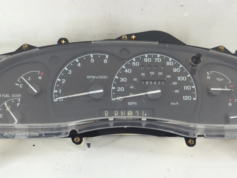 Cuadro de instrumentos velocímetro Ford Explorer 1996-1997 medidores XRUQG Foto 4 de 4