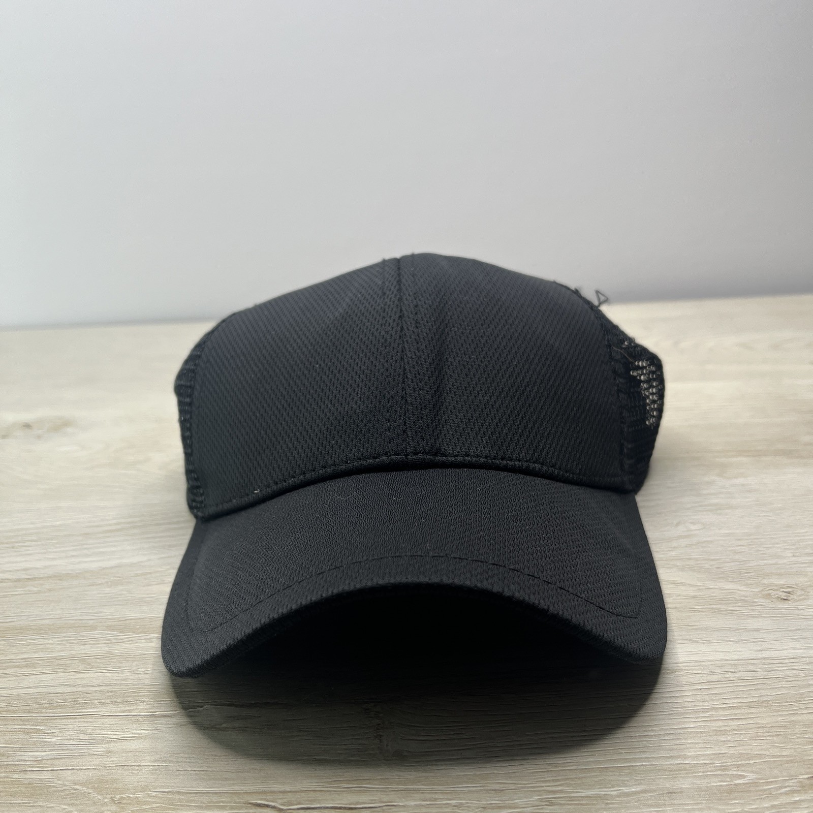 Plain Black Baseball Hat Black Adjustable Hat Adu… - image 4