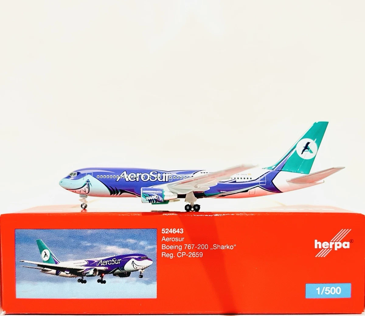 1:500 Scale Diecast Aircraft & Spacecraft Boeing 767 Aircraft