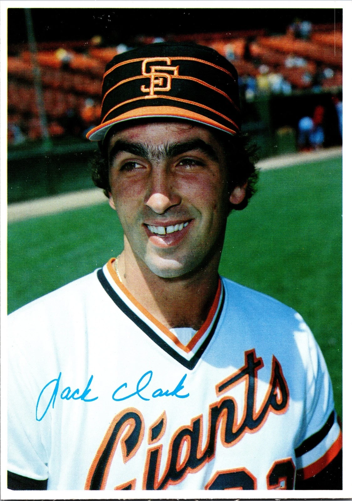 1980 Topps Superstars Photo Card (White Backs) - Jack Clark #54 - Free Ship