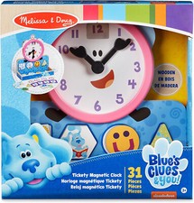 Uhr Blue's Clues & you! Tickety Tock, magnetisch, Melissa & Doug, ab 3, NEU OVP