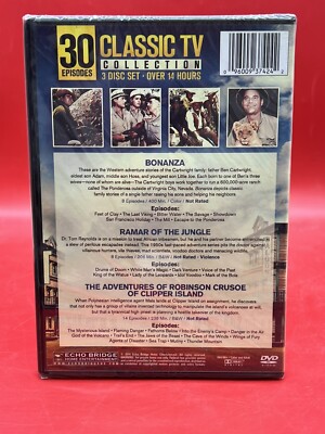 Classic TV Collection: 30 Episodes (DVD, 2014, 2-Disc Set) New