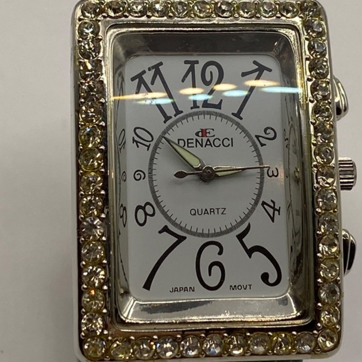 Vintage Denacci Cuff Watch Stainless Steel Case Snake Japan  display picture 2