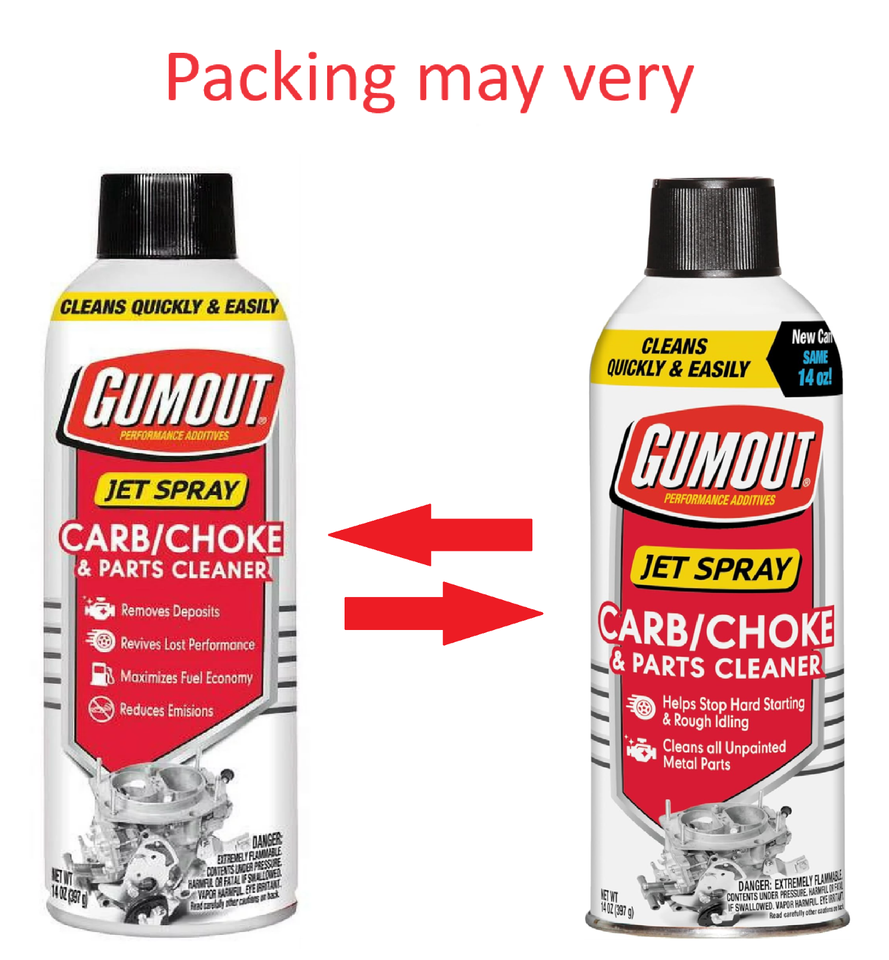 Gumout Carb And Choke Carburetor Cleaner 14 Oz. Cleans Metal Engine