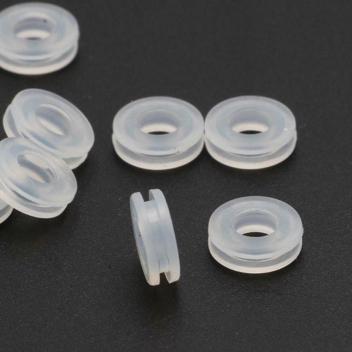 10Pcs Comfort Pads for Clip On Earrings AntiPain Silicone Earring Ring