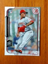 2015 Bowman Daniel Corcino #124 Cincinnati Reds Rookie Card