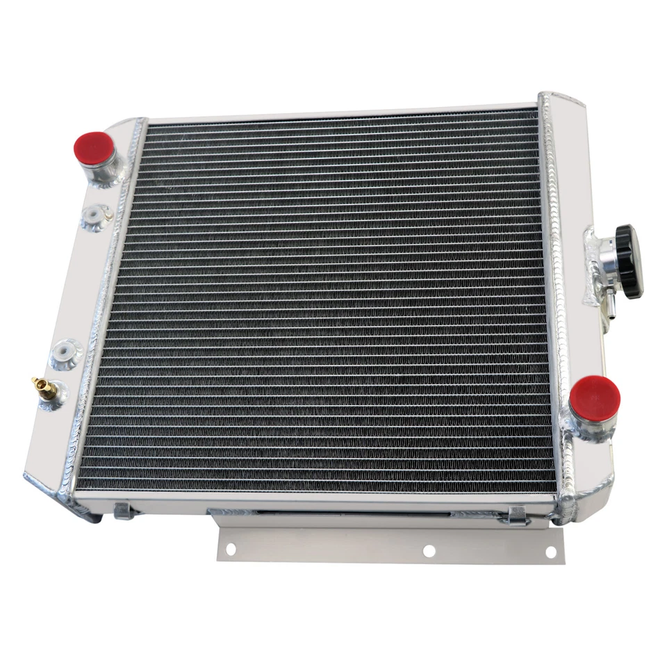 4 Row Aluminum Radiator for 1966-74 1973 1972 1969 Jeep DJ5 3.8L/4.2L Foto 4 de 4