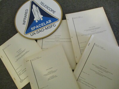 NASA MSFC SPACELAB SKYLAB FINAL REPORTS (5) + SPACELAB INFARED TELESCOPE PLAQUE