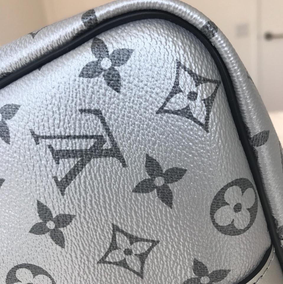 Limited Edition Louis Vuitton Keepall 50 Eclipse Foliage with strap,  pristine condition Black Multiple colors Leather Cloth ref.175895 - Joli  Closet