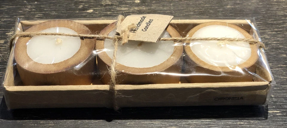 10 Packs of Floating Bamboo Candles - Image 3 of 4