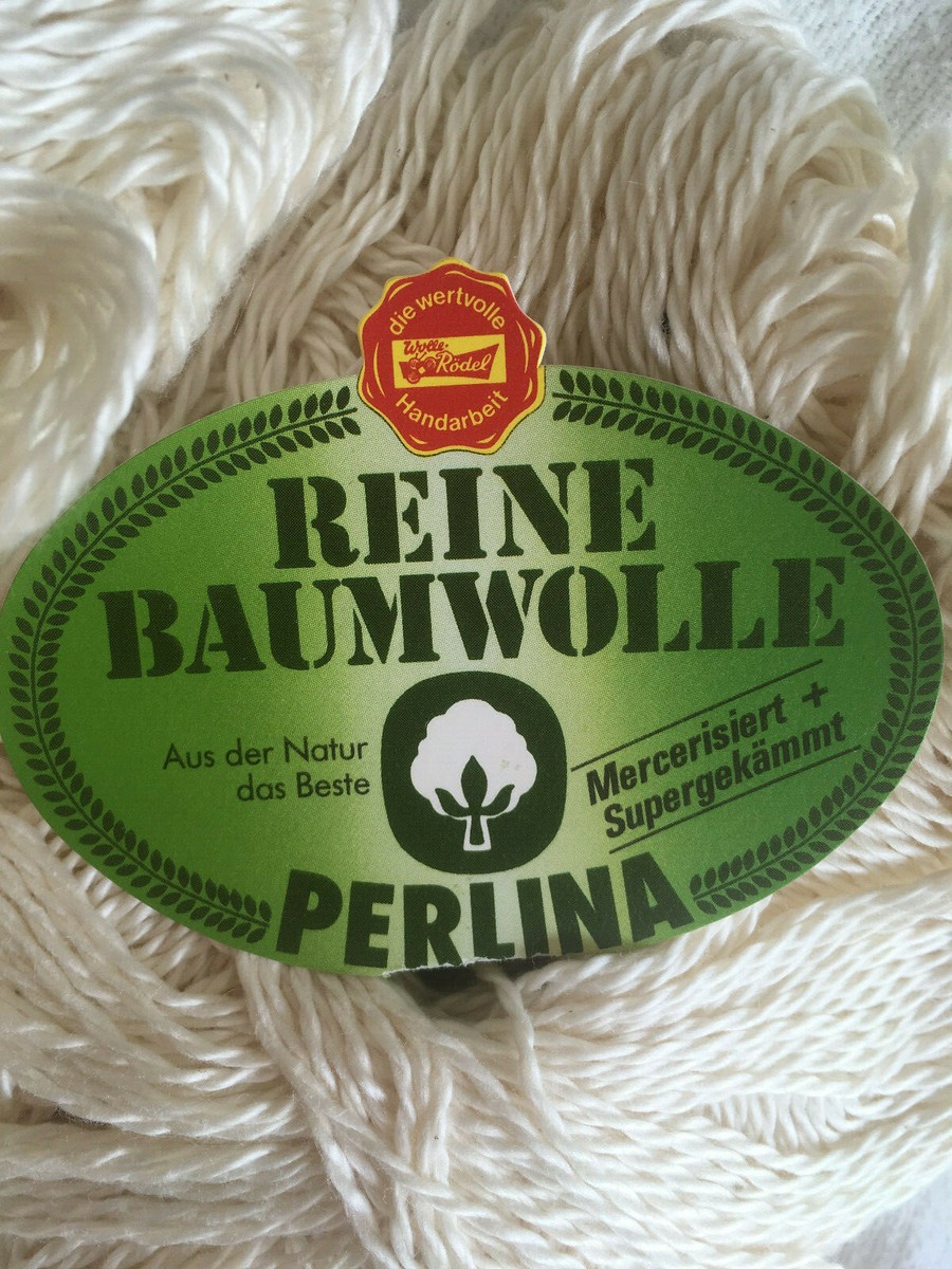 Perlina Baumwolle creme Wolle Rödel Hand-Strick-Garn Häkeln Wolle - Main Image