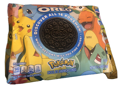 oreos pokemon, NOT OPENED