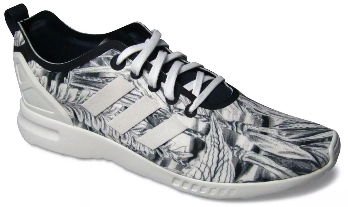 Womens ADIDAS ZX FLUX SMOOTH White Trainers S82936 UK 4.5 EU 37 1/3 US | eBay