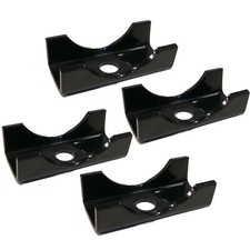 4-pack Trailer Axle Spring Seat Perch 3 Round Tube Mount Capacity 5000-7000lb