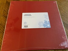 Creative Memories 12 X 12 Solid Cardstock FIRECRACKER SHIMMER 10PK