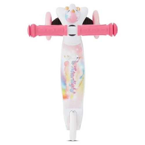 Unicorn Glide Buddies 3D Scooter per Bambini, 3 Ruote Scooter per Bambini Età 3+, Bianco - Foto 6 di 9