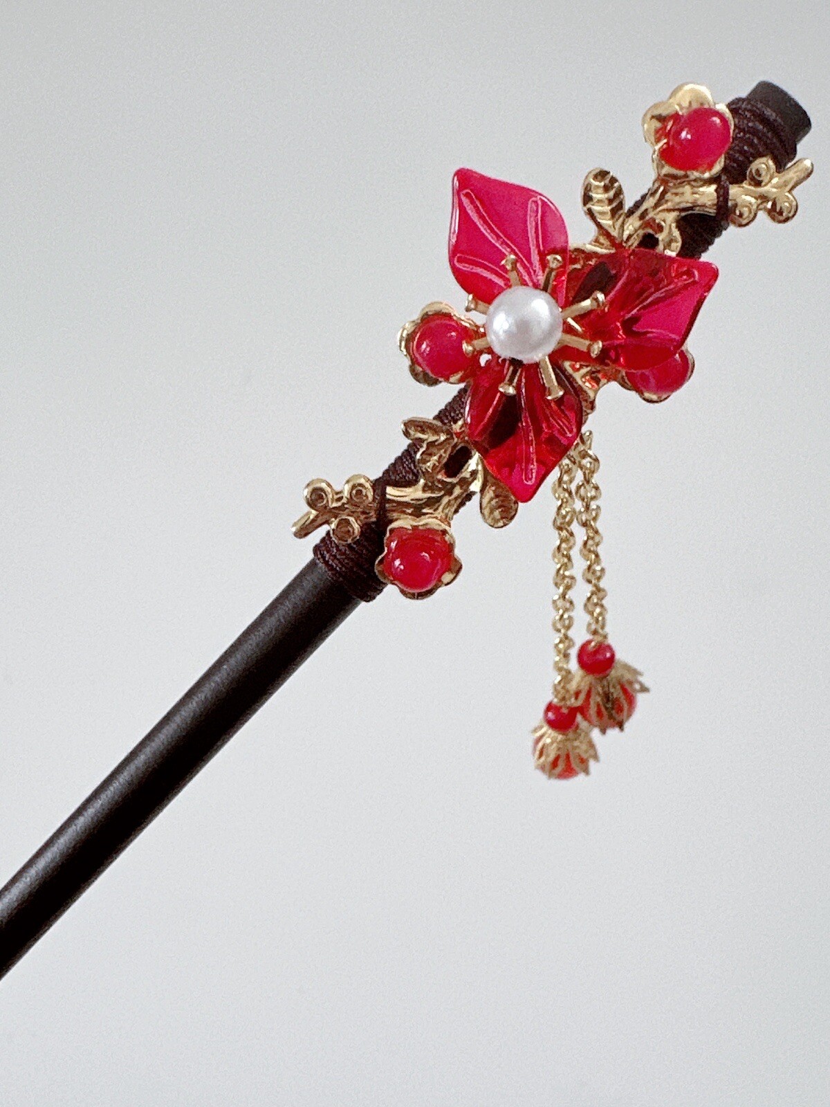 Women Oriental Bun Asian Chinese Costume Qipao Match Updo Hair U Pin Chop Stick