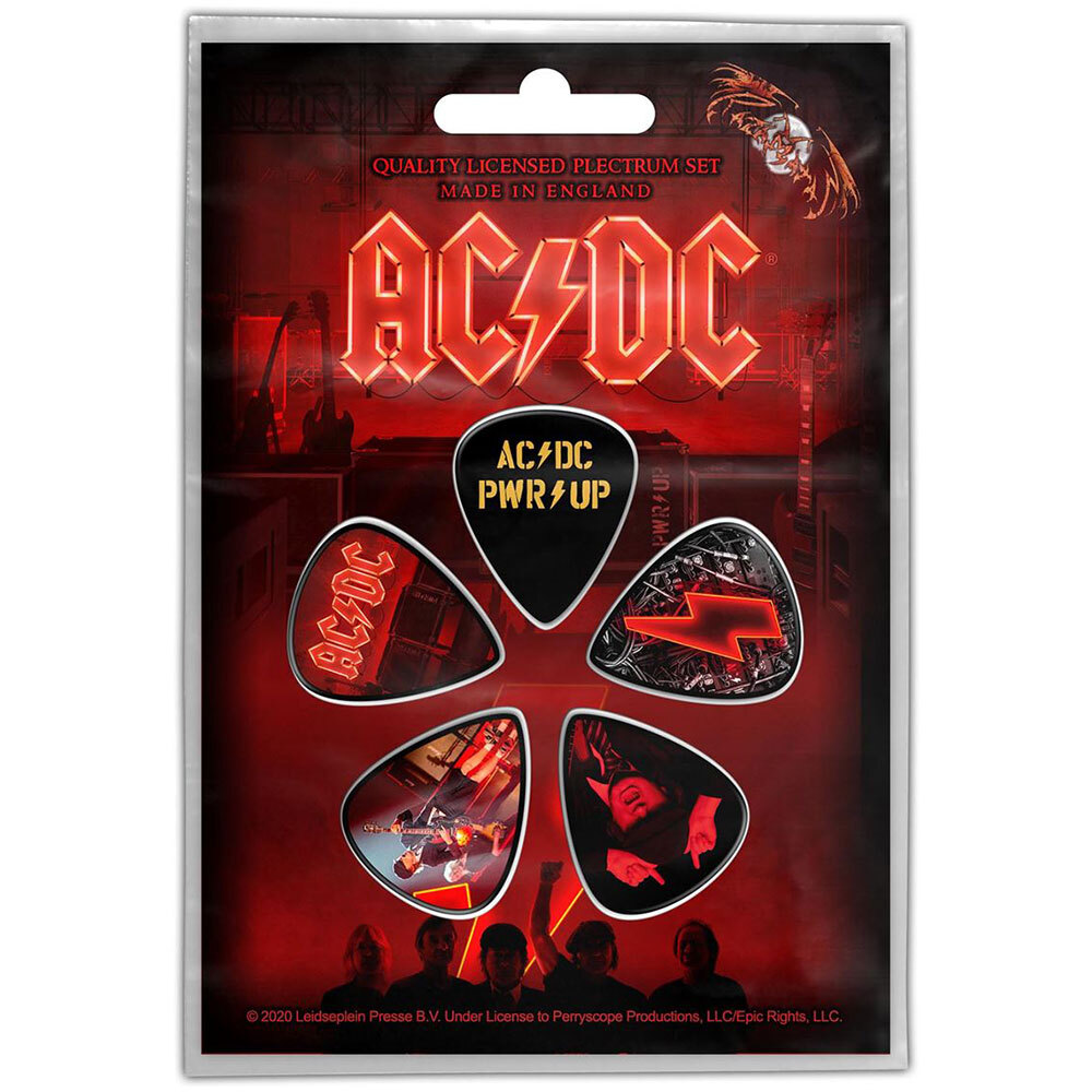 Audio & Hi-Fi Ac/Dc: Pwr-Up Plectrum Pack (Set Plettri)