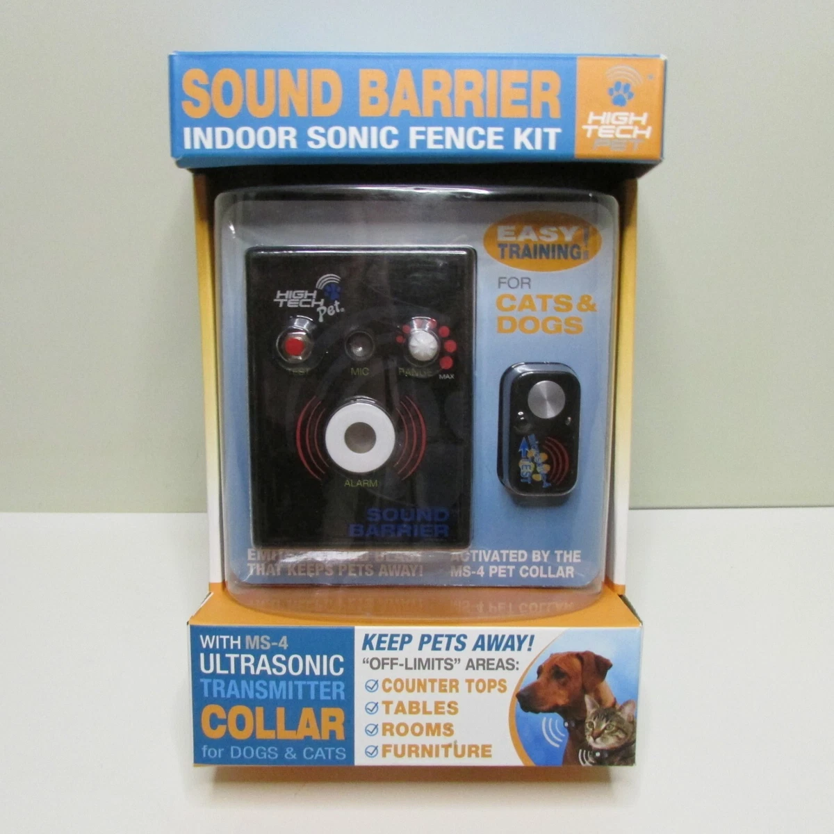 High Tech Pet Sound Barrier Station Indoor Sonic Fence SB3, 48 OFF