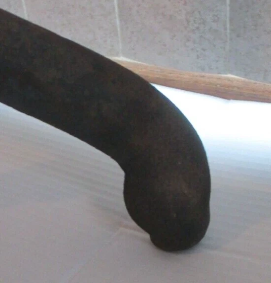 Vintage Industrial Cast Iron Ice Cream Soda Fountain Table Base Metal 3 Leg - Image 3 of 4