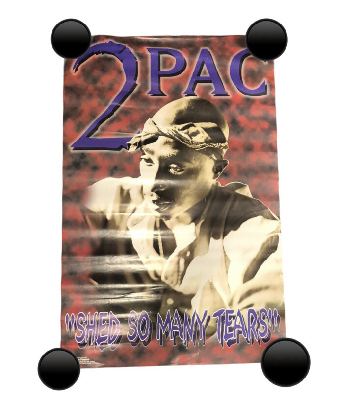 Vintage Rapper Tupac 2Pac Shed So Many Tears Scorpio Posters 2000