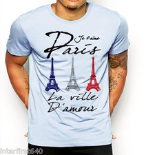 France, T-shirt, Paris, fashion, vacation, Eiffel Tower, Europe, S-2XL, Hoodie