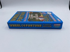NES Wheel of Fortune - Family Edition Complete In Box Nintendo CIB