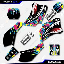 CMYK Savage Racing Graphics Kit fits 00-13 YAMAHA TTR90 TTR 90 decal