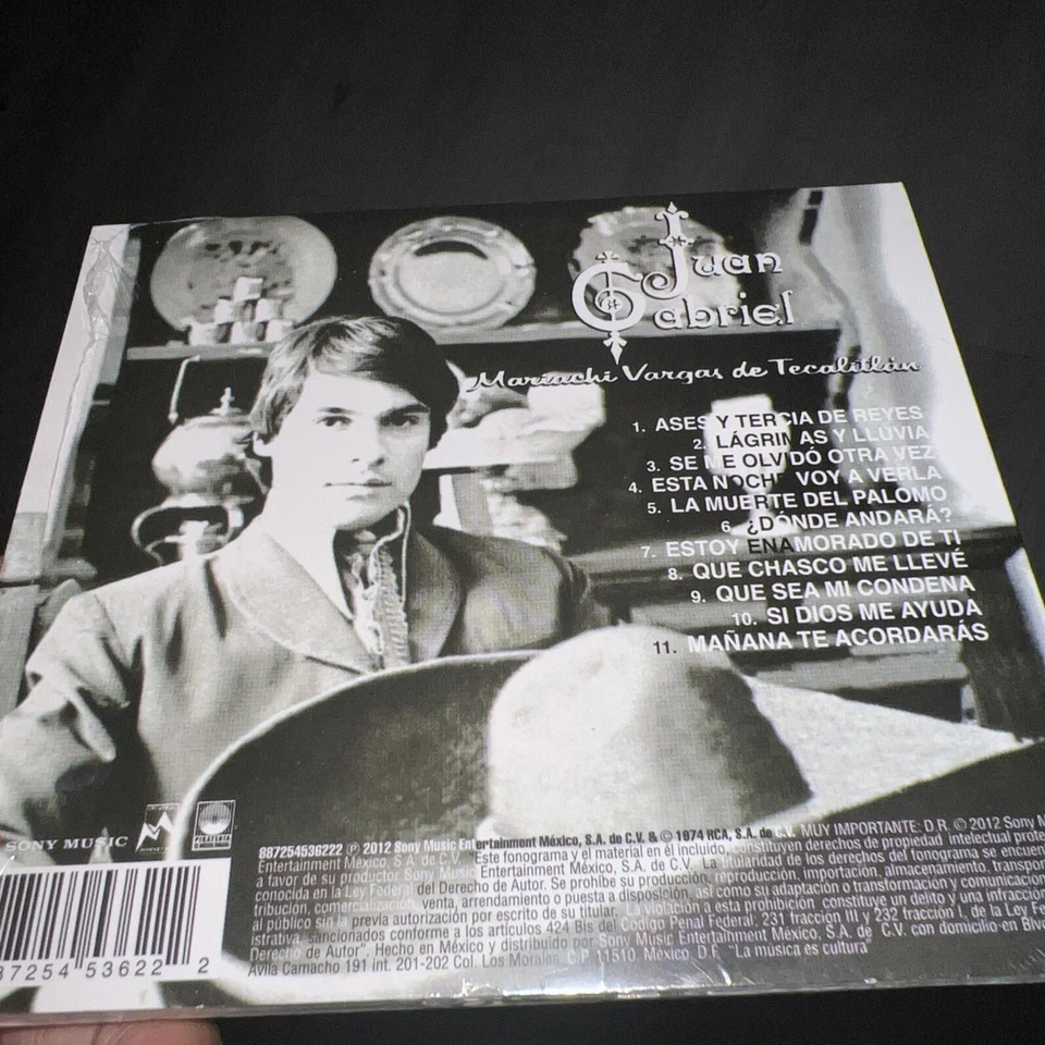 Juan Gabriel con El Mariachi Vargas  CD Brand New Digipack - Image 2 of 2