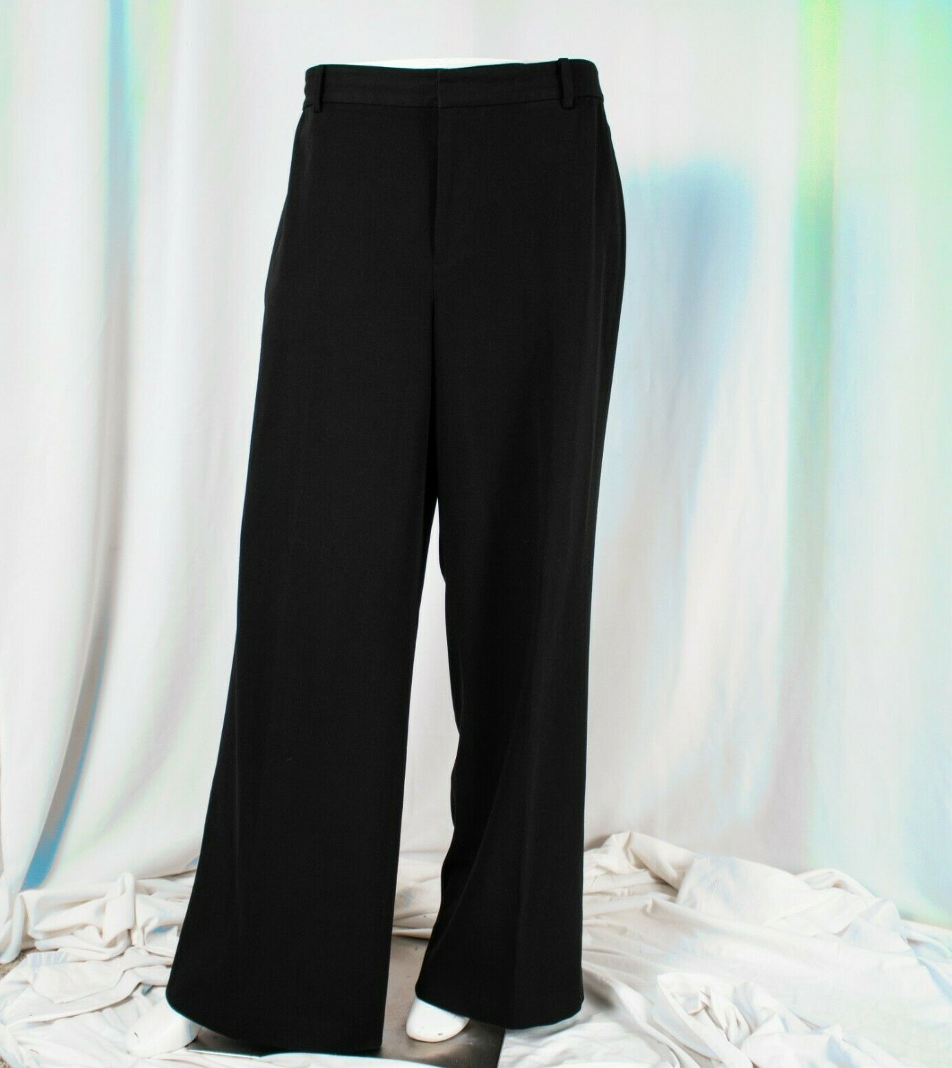 RALPH LAUREN Black Solid Polyester Blend Women Be… - image 2