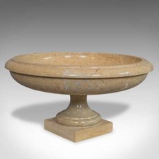Vintage Decorative Bowl, English, Marble, Ornamental, Fruitbowl, Serving Dish