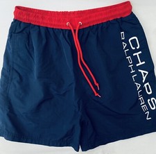 Vintage 90s Chaps Ralph Lauren Shorts Swim Trunks Hipster Street Wear Size Latge