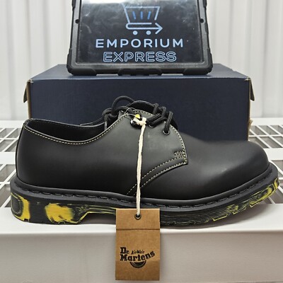 Mens Doc Martens 1461 Marbled Sole Leather Oxford Shoes