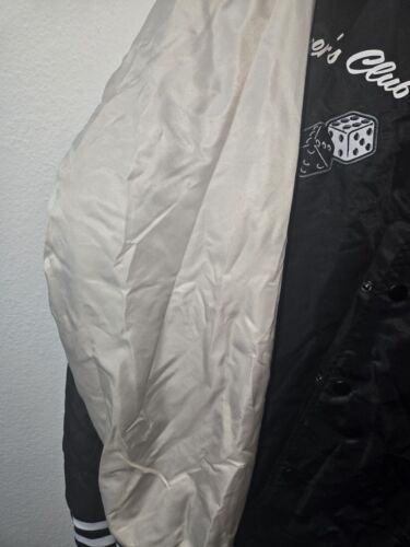Brand New Men's Nylon Players Club Bomber Varsity Jacket Size L Rue 21 - 第 4/5 張圖片