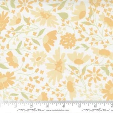 Buttercup & Slate By Corey Yoder For Moda - Cloud Buttercup Blooms  #29151-11