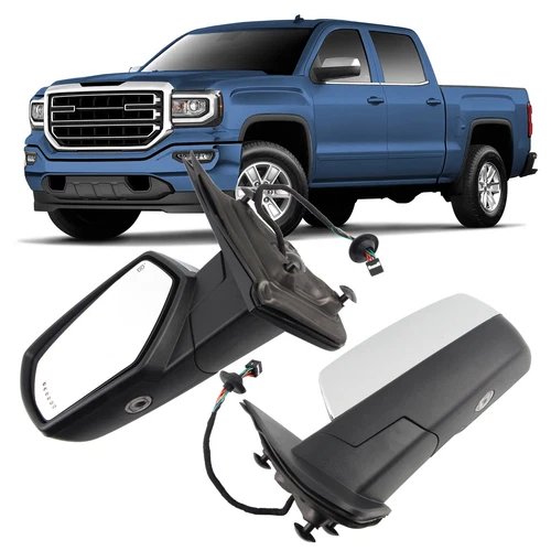 1Pcs For Chevy GMC 2014-2018 Left Side Mirror Power Folding Heated Memory Signal